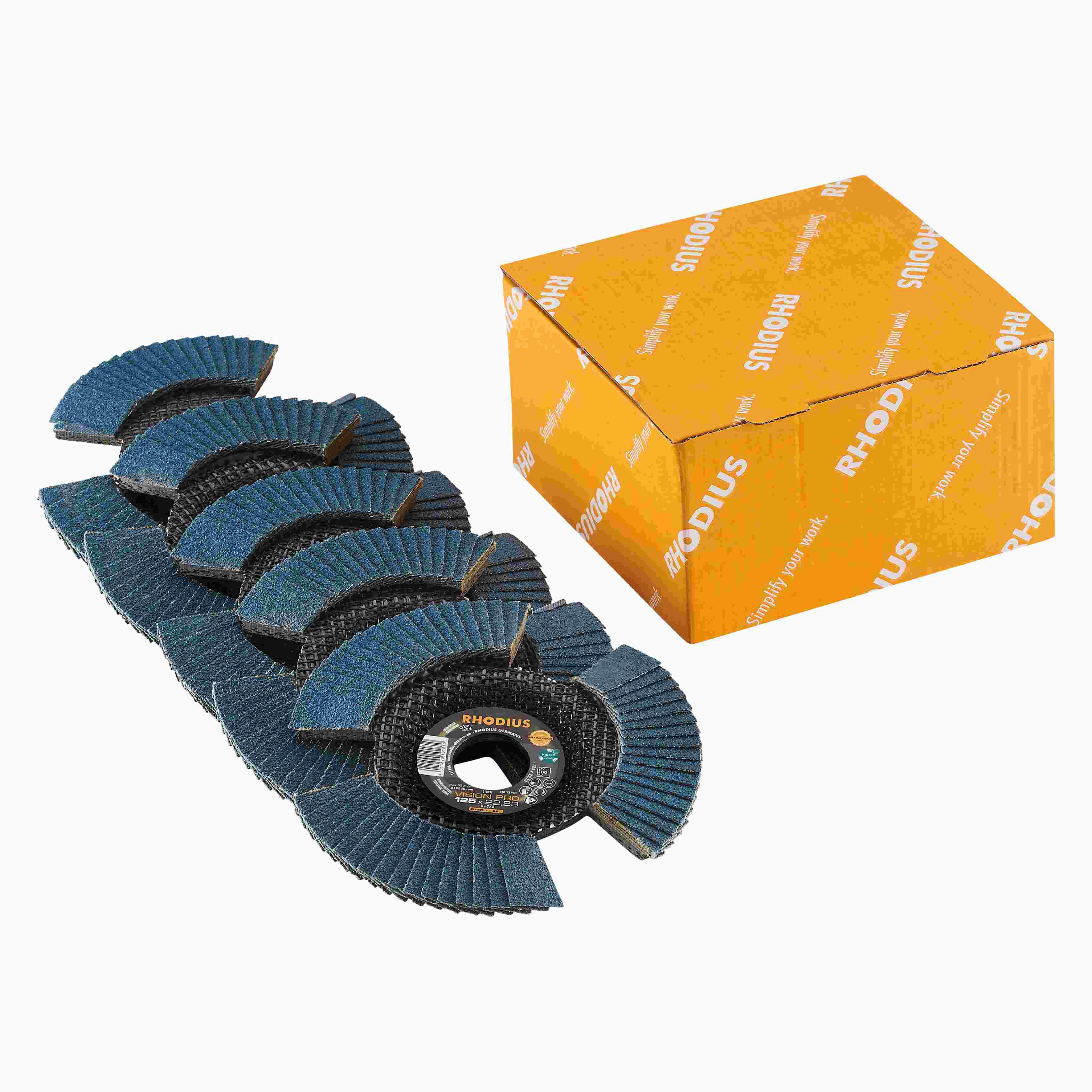 Lamelový kotúč Vision Pro pack 125x22,23  zrno  60